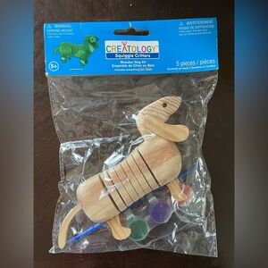 Creatology squiggle critters wooden dachshund dog kit